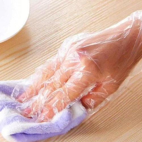 Sarung Tangan Plastik Bening / Sarung Tangan Plastik Masak 289