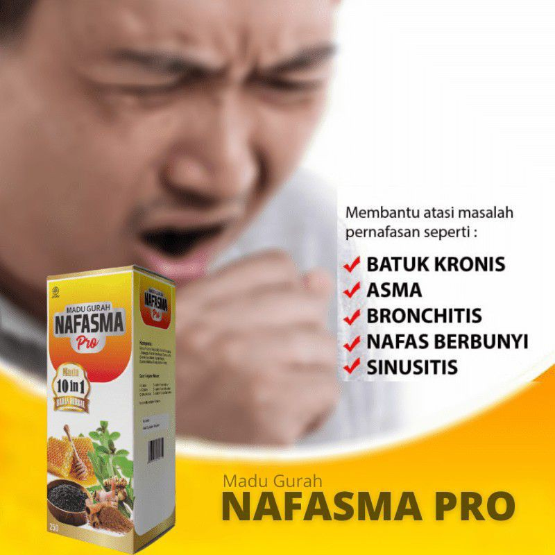 Madu Gurah Fit Nafasma Pro Sesak Nafas, Obat Asma, Batuk Kronis, TBC, Bronkitis Melegakan Pernapasan