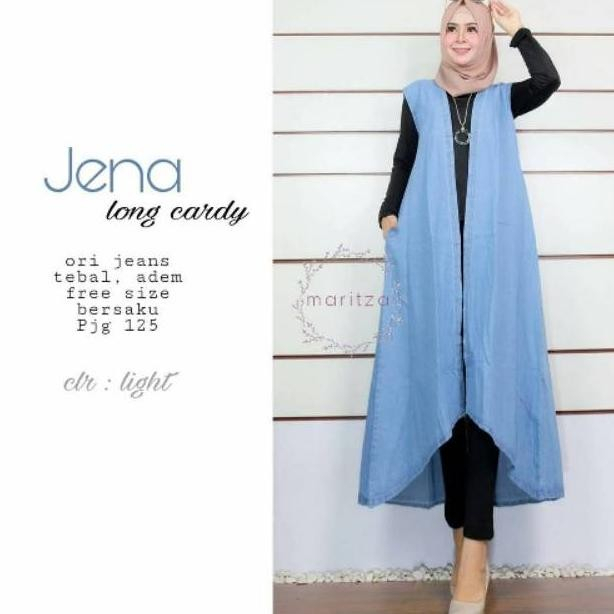 ELENA CARDY /LONG CARDY JEANS WASH /CARDIGAN JEANS /EVANA CARDY