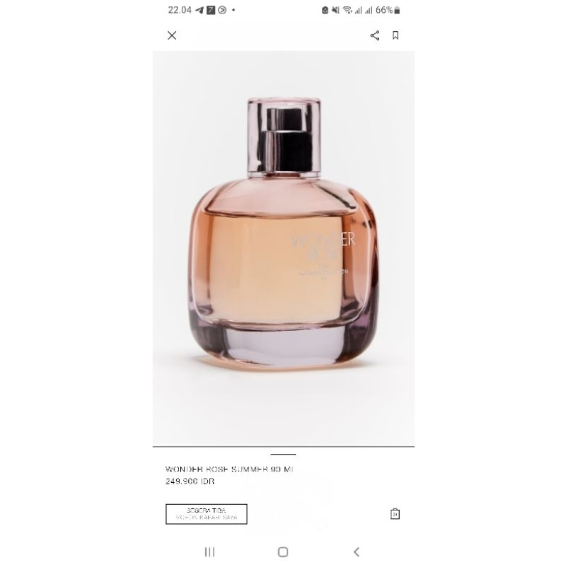 ParfumeZaraWonderRoseSummer90mllepasbundle