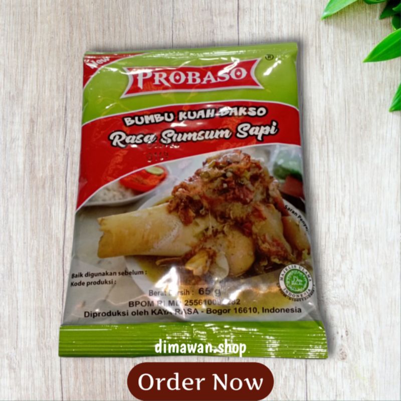 

PROBASO tepung bumbu kuah bakso rasa sumsum sapi 65gram