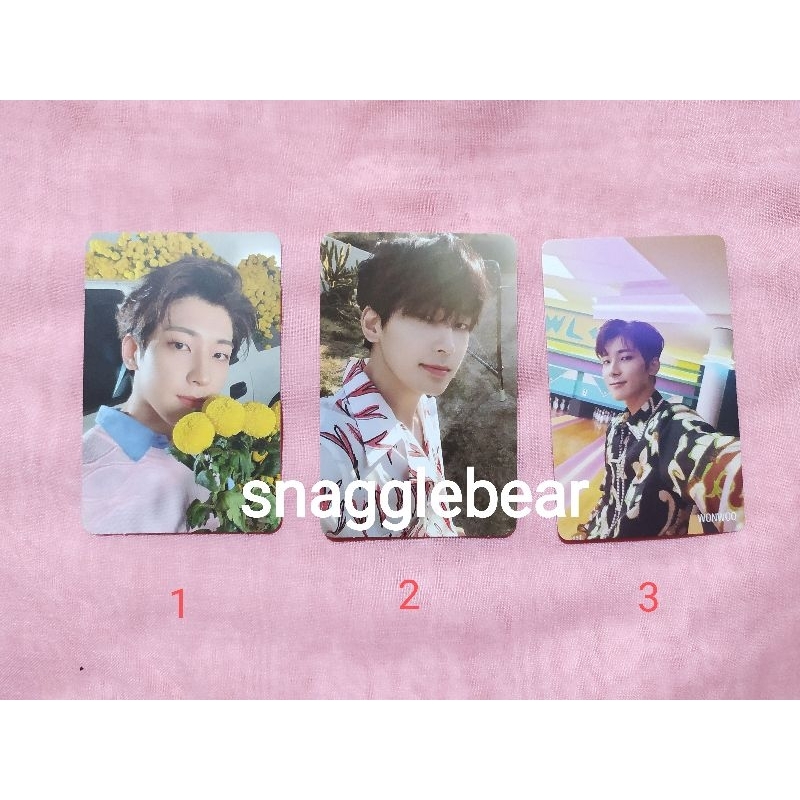 Wonwoo Photocard PC Your Choice/Henggarae/Hmv Semicolon