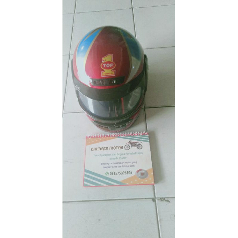 Helm full face Top1 tebal