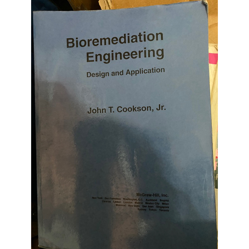 

Preloved Buku Bioremediation Engineering (Design and Application) karya John T. Cookson, Jr.