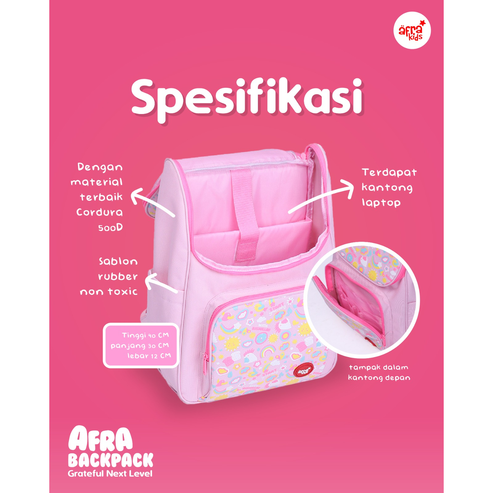 Tas anak sd Raggakids Tas Anak Muslim | Backpack Anak | Tas anak sekolah