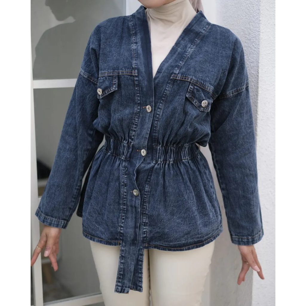 Cindy blazer | blazer jeans | outer wanita