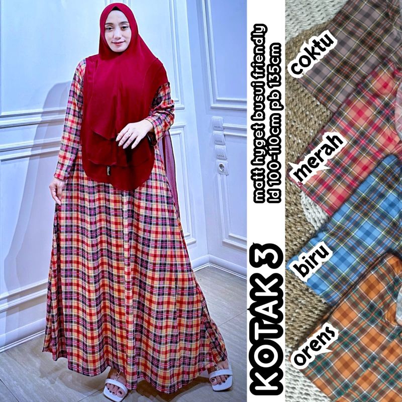 [Fashion Muslim] GAMIS HYGET PART 4 kekekinian | busui | murah | jumbo | motif