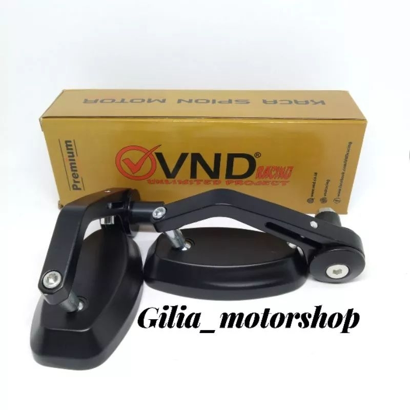 Spion Jalu Oval VND Model 5001 Mirror Bening Universal Motor Vario Beat Fino Xmax Aerox Scoopy dll