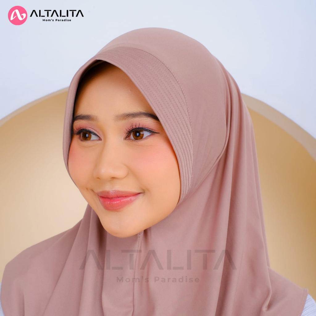 Altalita - Kerudung Instan Qaila Penguin Jilbab Bergo Hamidah Ukuran M pet Tebal Bahan Jersey Premium Hijab Sport Instant Menutup Dada Cocok Untuk Sekolah Olahraga Volly Futsal Senam dan Sehari-Hari