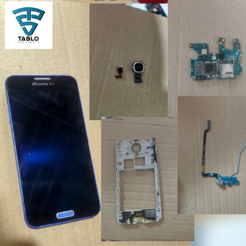 Lcd touchscreen mesin kamera konektor cas speaker Samsung galaxy J DoCoMo SC-02F original copotan hp