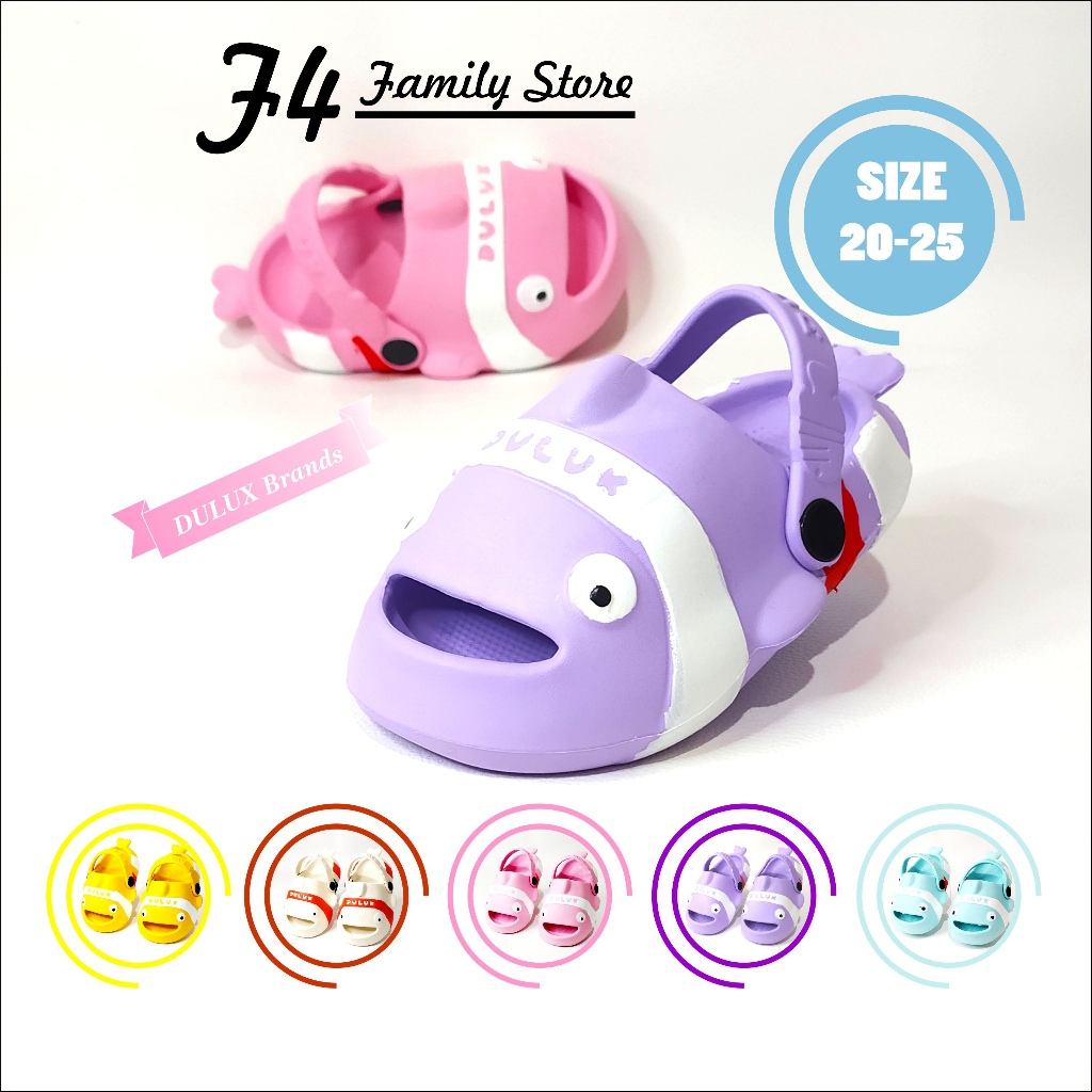Sendal Anak Laki Laki Terbaru Motif Ikan Nemo Tali Belakang Usia 1 3 Tahun