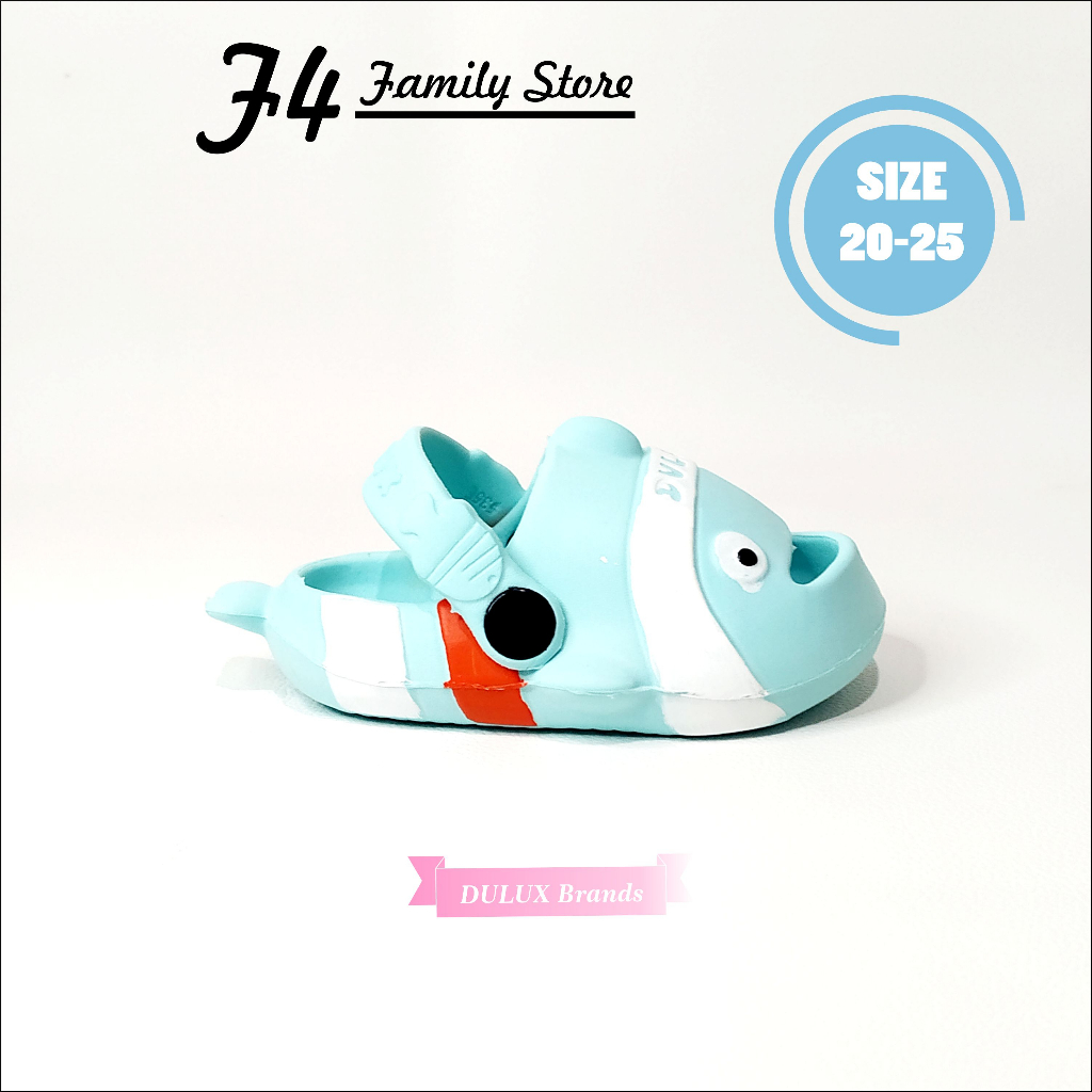 Sendal Anak Laki Laki Terbaru Motif Ikan Nemo Tali Belakang Usia 1 3 Tahun