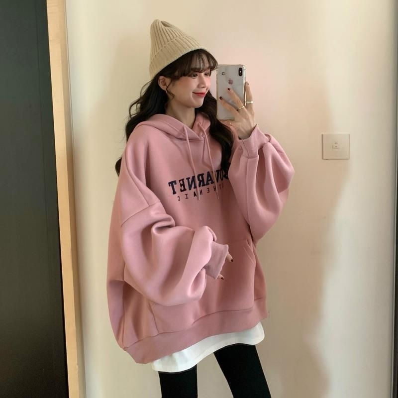 Hoodie BIG SIZE Korean Harajuku Style (S - 6XL) Jaket Jumper Oversize COVARNET Unisex Jumbo Cream Pink M L XXL 2L 3L XXXXL 4XL BIGSIZE Mocca Coksu Coklat Tua Brown Boy Girl Fleece Premium