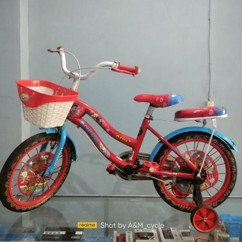 Sepeda mini anak perempuan 16" montana aria sepeda anak perempuan