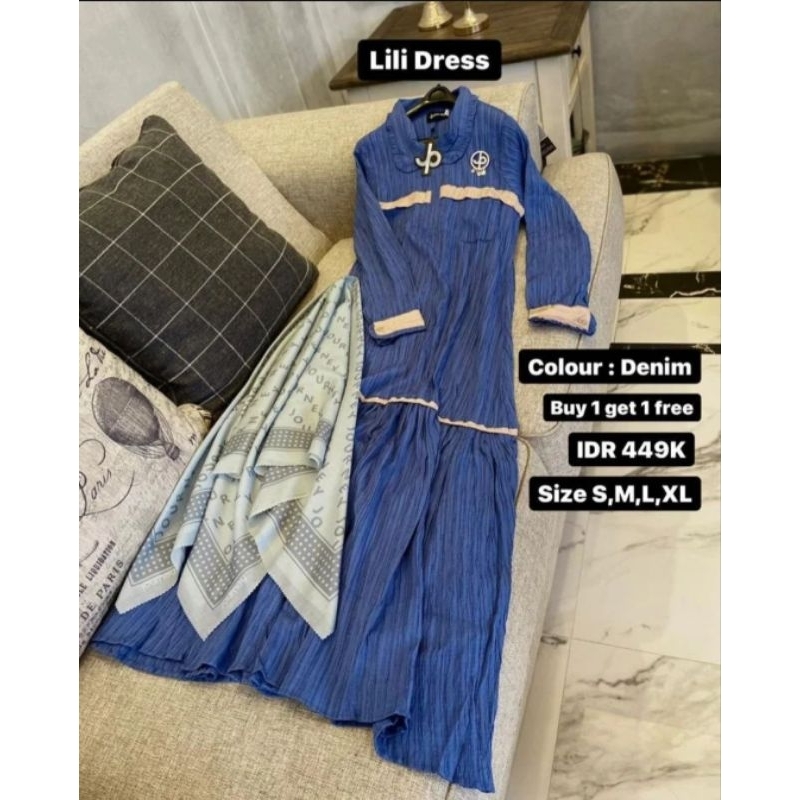 JOURNEY Lili dress gamis muslim crinkle