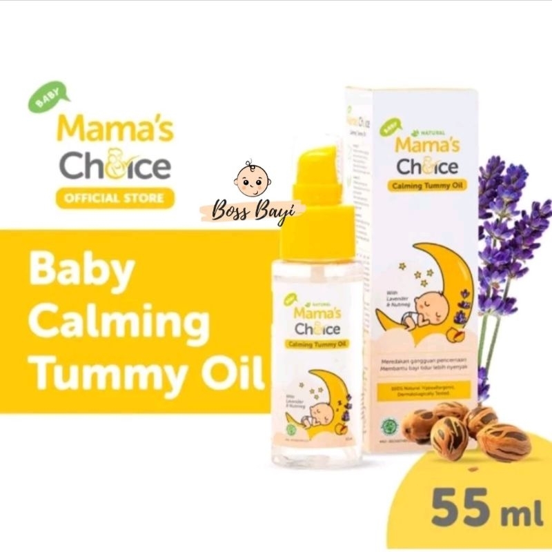 MAMA'S CHOICE - Calming Tummy Oil 55ml / Minyak Telon Bayi Anti Kolik
