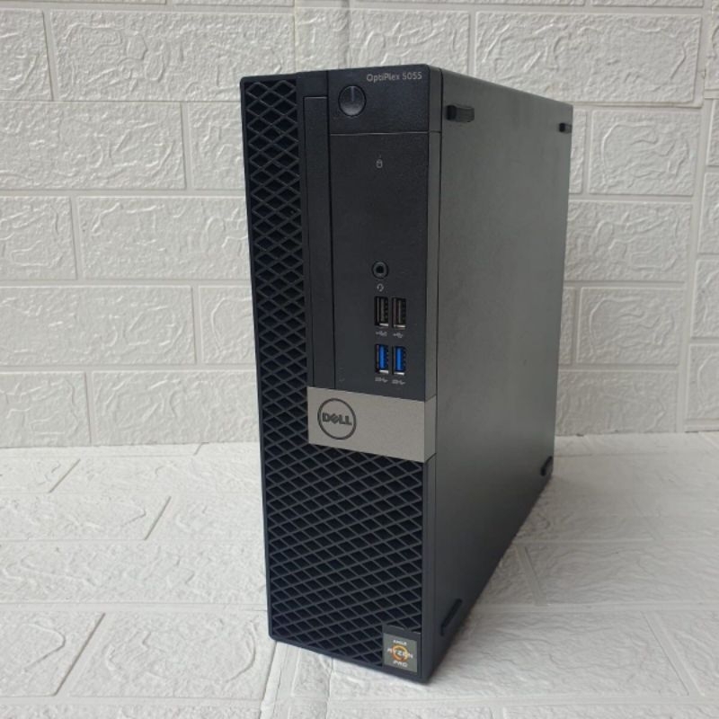 PC DELL DEKSTOP OPTIPLEX 5055 RYZEN 5 PRO 2400GRAM DDR 4 8 GB SSD 256 GB NVME MANTAP TINGGAL PAKAI