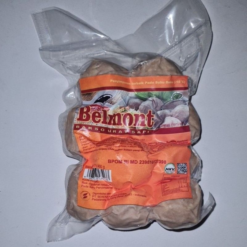 

Bakso Urat Sapi Belmont 400gram isi 10