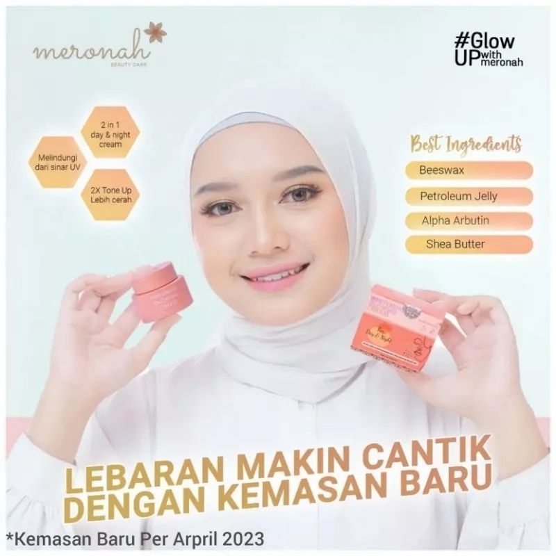 MERONAH GLOWING CREAM ORI ADA BPOM BISA COD