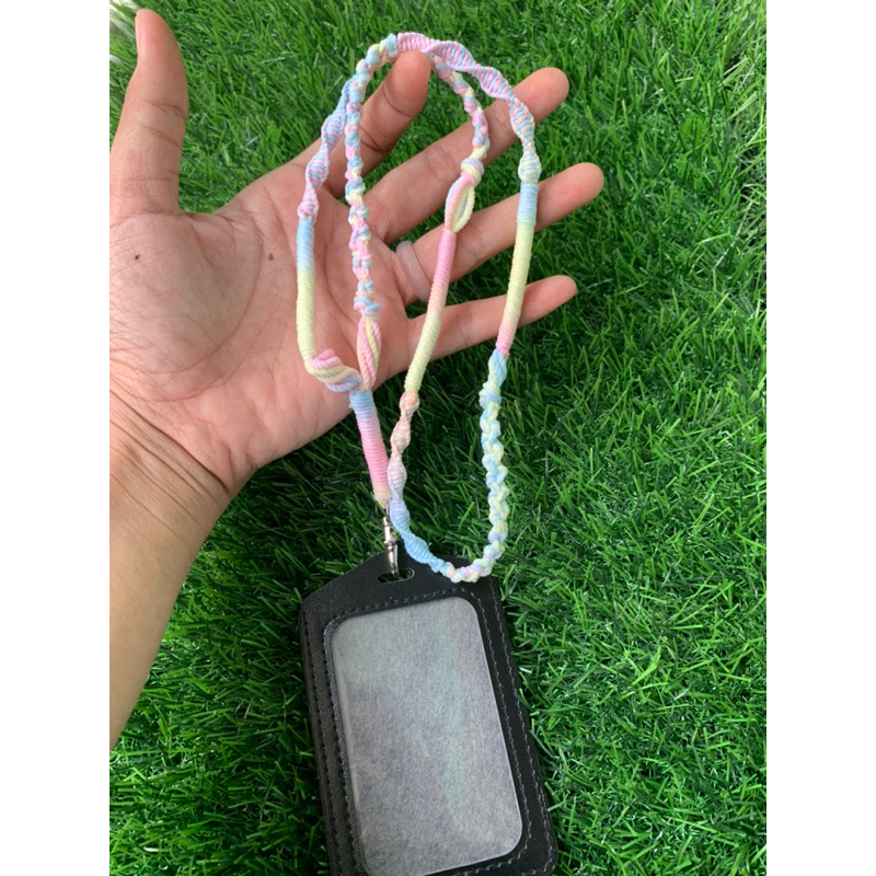 

Lanyard HP Macrame / ID card Macrame / Lanyard Nametag seri 2