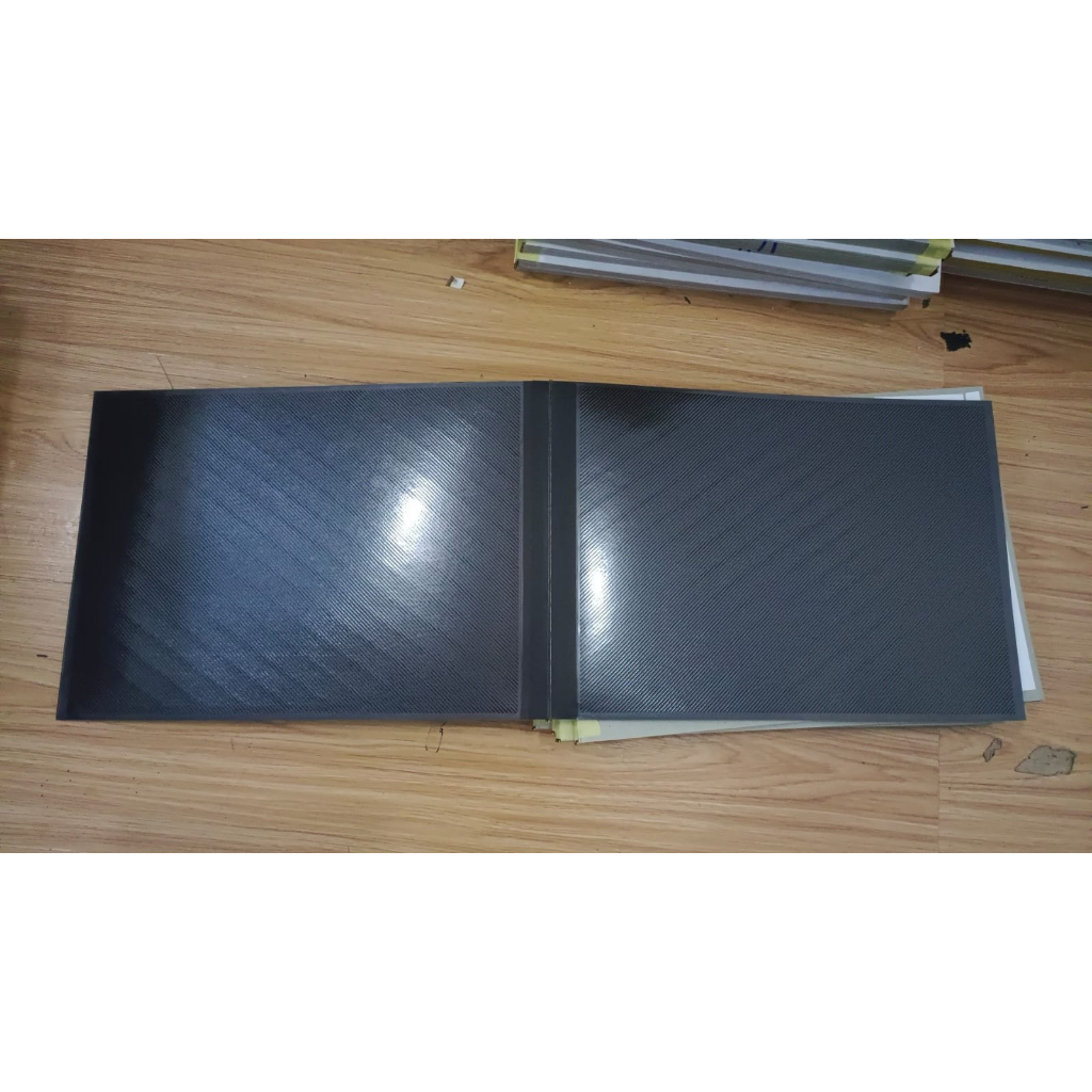 (free grafir) ALBUM MAGNETIK CREAM KULIT  10 sheet HITAM