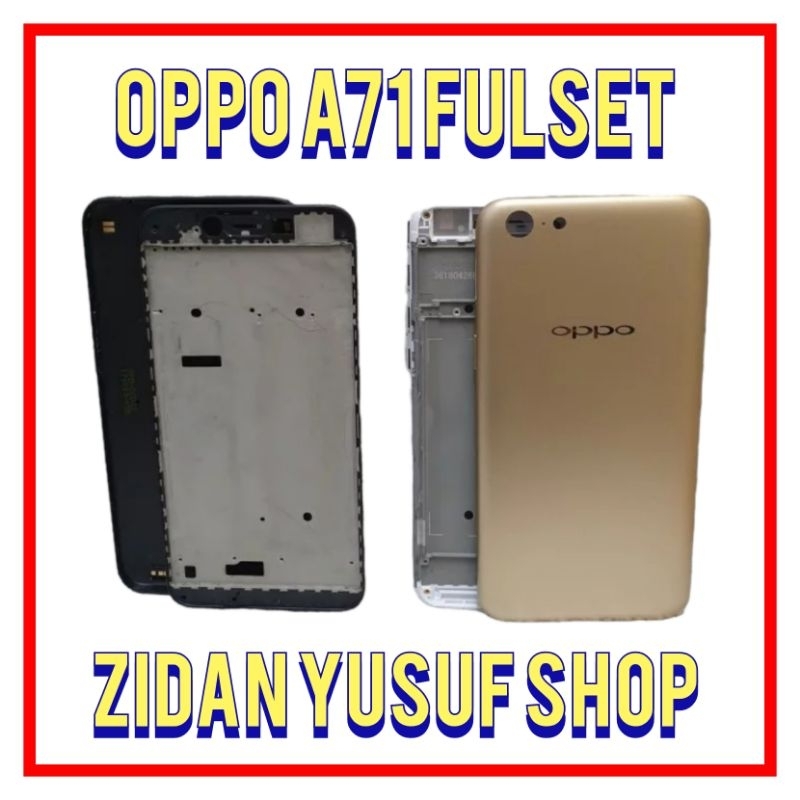 FRAME+BACKDOOR KESING CASING HOUSING OPPO A71 FULLSET BAZEL