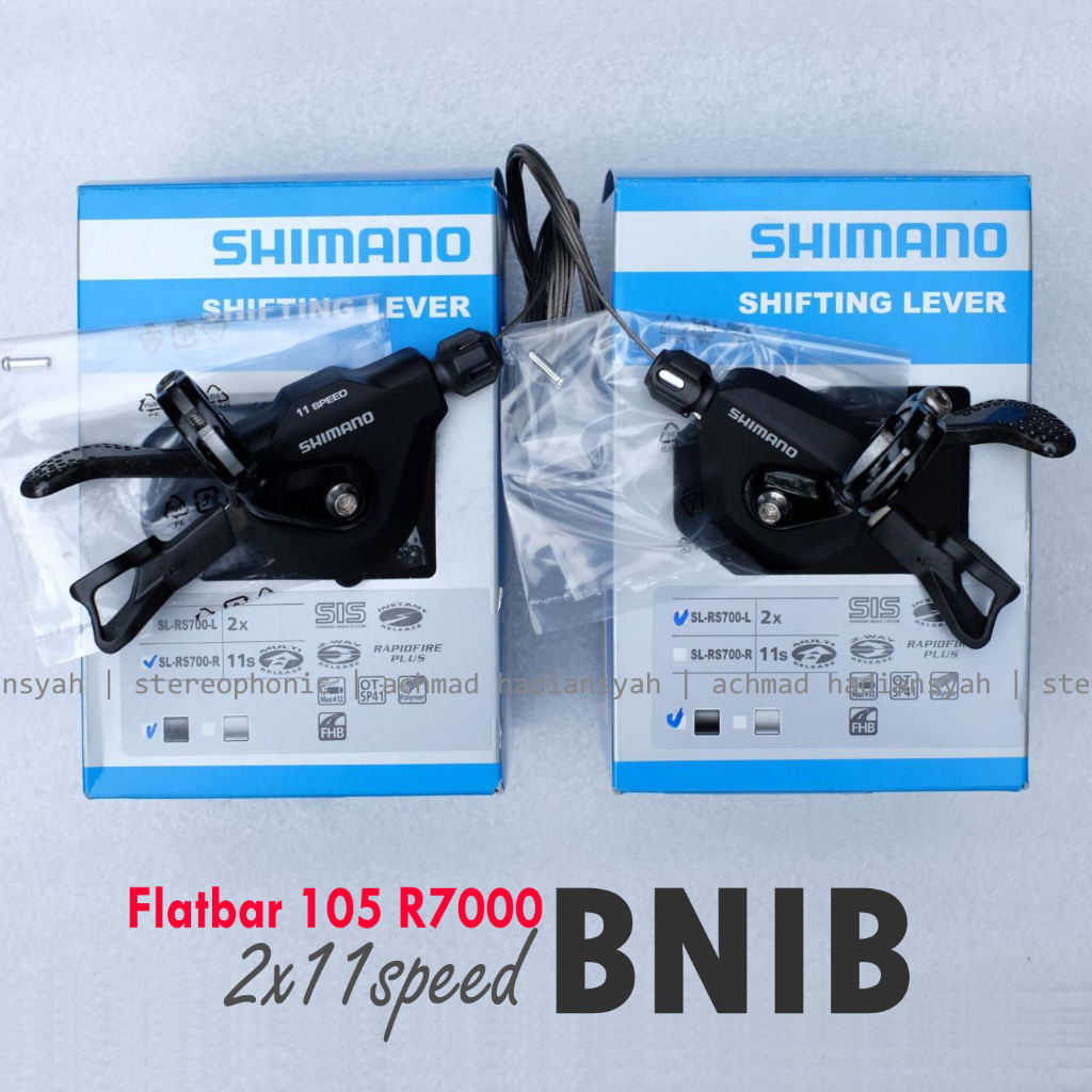 NEW ORIGINAL SHIMANO shifter 105 Flatbar 2x11speed shifter R7000 2x11speed shifter Flatbar 2x11speed