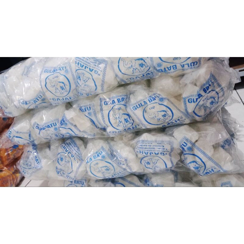 

LAKU Gula Batu Putih Asli Cirebon 1kg Manis Khas