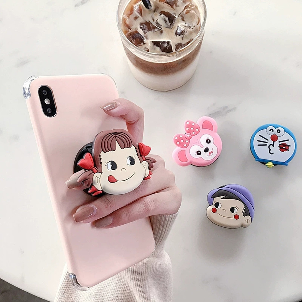 DOMMO - D6007 POP SOCKET KARAKTER / Pop Socket HP 3D Karakter Cartoon / Pop Aksesoris HP / Pop Socket Berkarakter/ Pop Socket Lucu / Pop Socket Bervariasi/ Pop Socket Import
