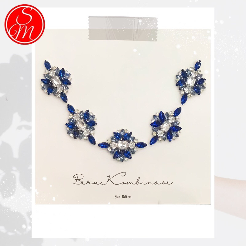 Payet Rangkai Leher Pinggang Lengan Jilbab Kaftan Instan/payet rangkai/mutiara rangkai/payet leher/p