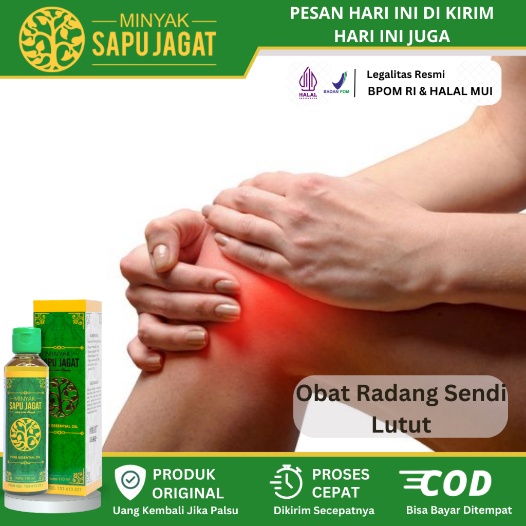 

Obat Nyeri Sendi, Nyeri Lutut, Asam Urat, Sakit Pinggang, Pengapuran Tulang, Radang Sendi, Pegal Linu, Rematik, Encok, Syaraf Kejepit, Kesemutan, Otot Kaku, Obat Badan Terasa Kaku Dengan Minyak Sapu Jagat