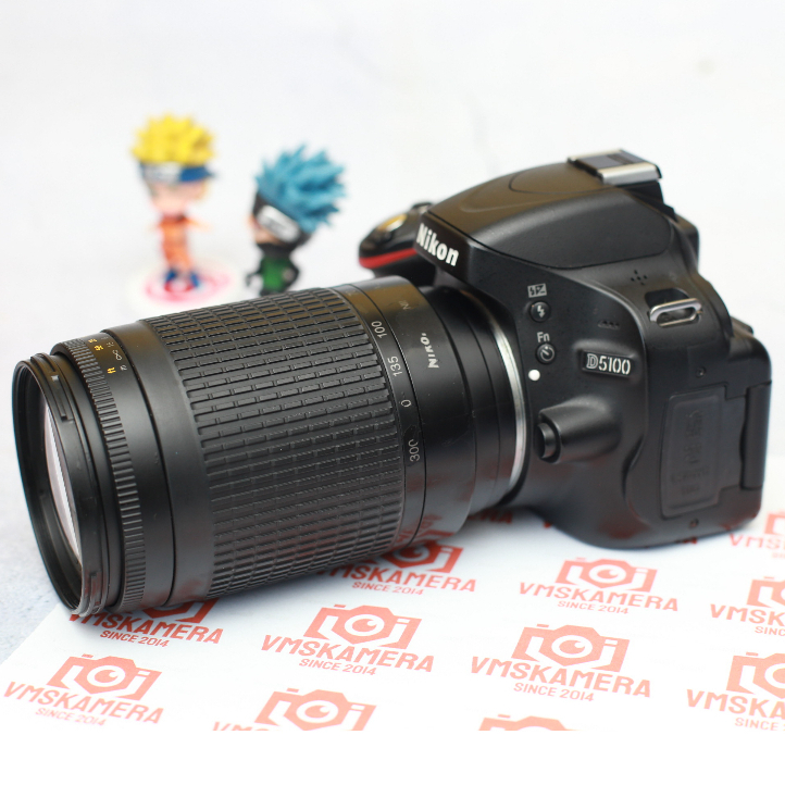 NIKON D5100 Lensa Tele Zoom Kamera DSLR Original - Paket Zoom VG -Vms