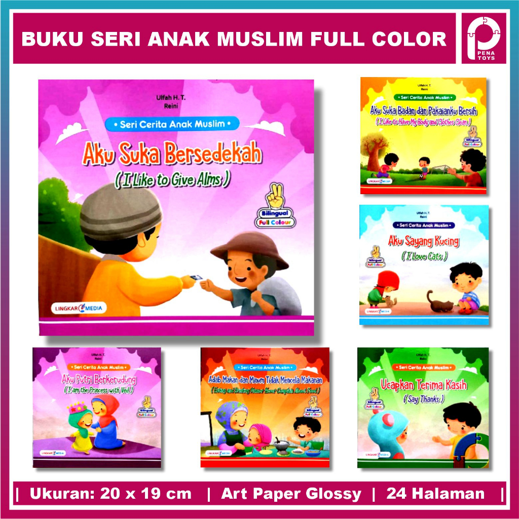 COD TERMURAH Paket Buku Komik Edukasi Cerita Dongeng Kisah Anak Bayi Balita Islami Muslimah Murah