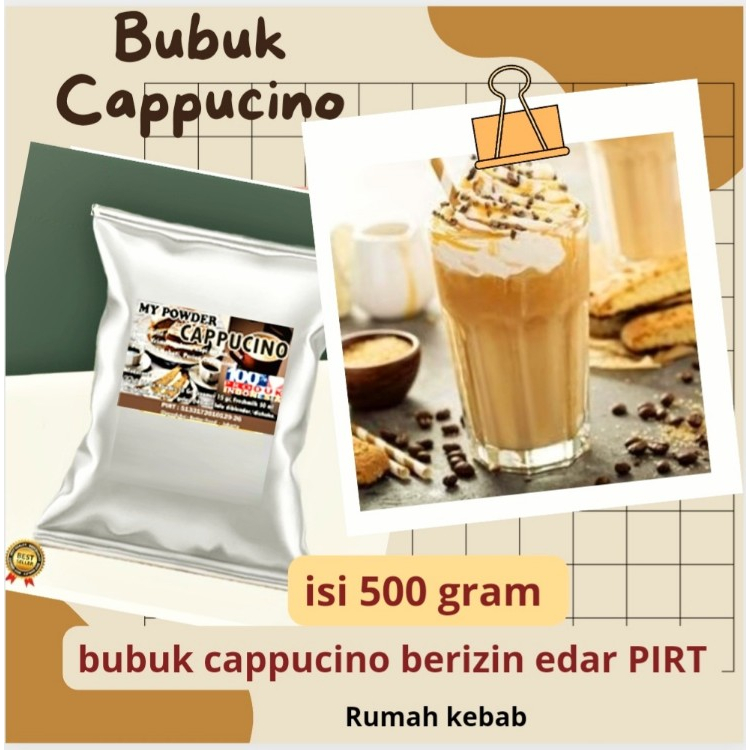 

Bubuk Minuman Cappucino 500gram - Cappucino Kopi Powder Drink
