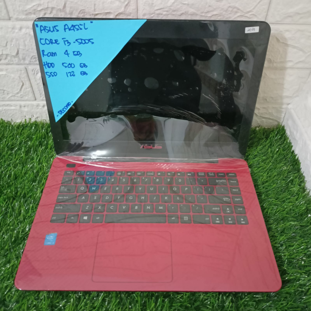 ASUS A455L CORE I3-5005 RAM 4GB HDD 500 GB SSD 128 GB 14 INCH (2084)