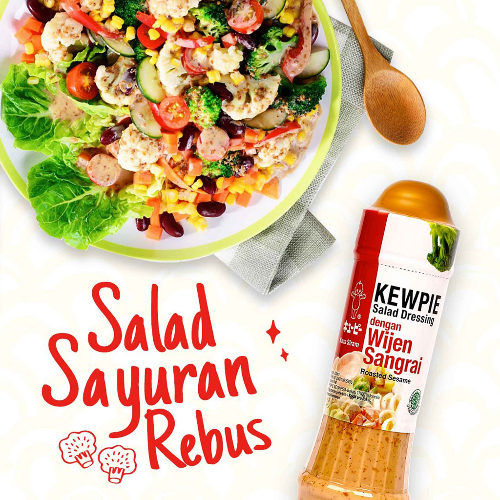 Saus Salad Dressing * Kewpie Saus Siram * Saus Wijen Sangrai * 200ml