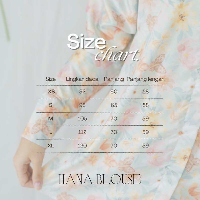 Hana Blouse Motif Bunga by Kala