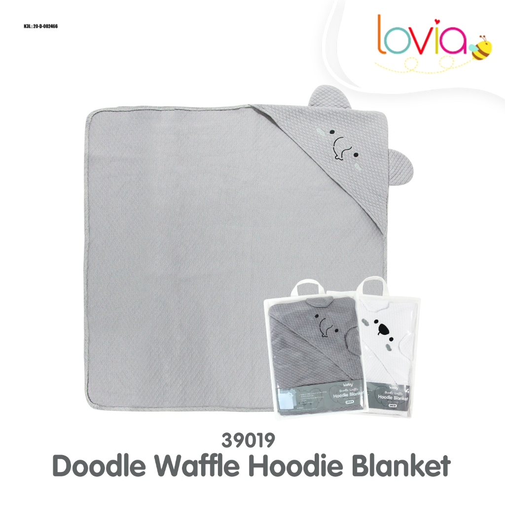 Doodle Waffle Hoodie Blanket /  Selimut Doodle Waffle Hoodie