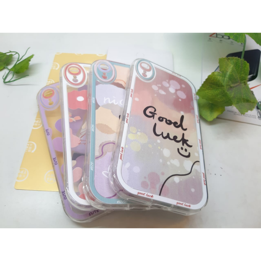 Case Motif Bening Good Luck To Be Happy Realme 5 C2/A1K C20 C30 C55