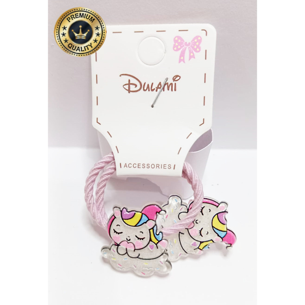 Ikat Rambut Anak Hairband Anak Perempuan Motif Unicorn