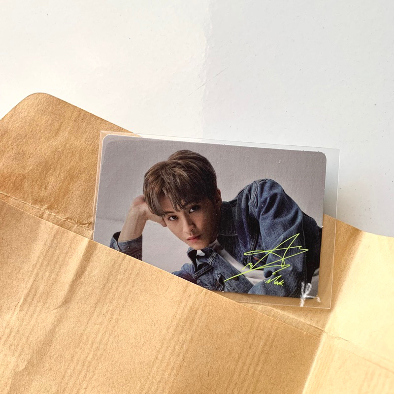 pc photocard mark nct natrep nature republic denim