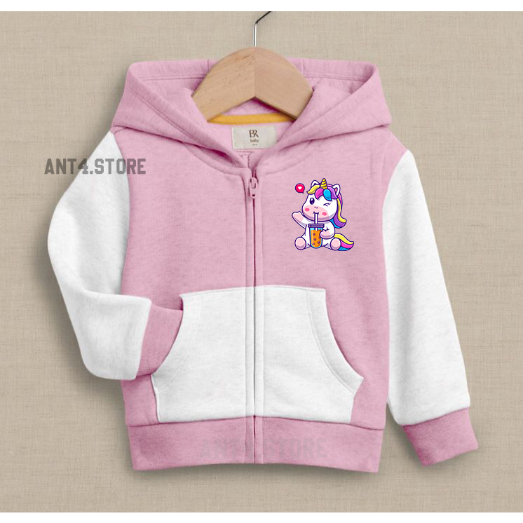 JAKET RESLETING MIXUE ANAK PEREMPUAN ZIPPER ANAK LAKI-LAKI UNISEX UMUR 2-12TAHUN