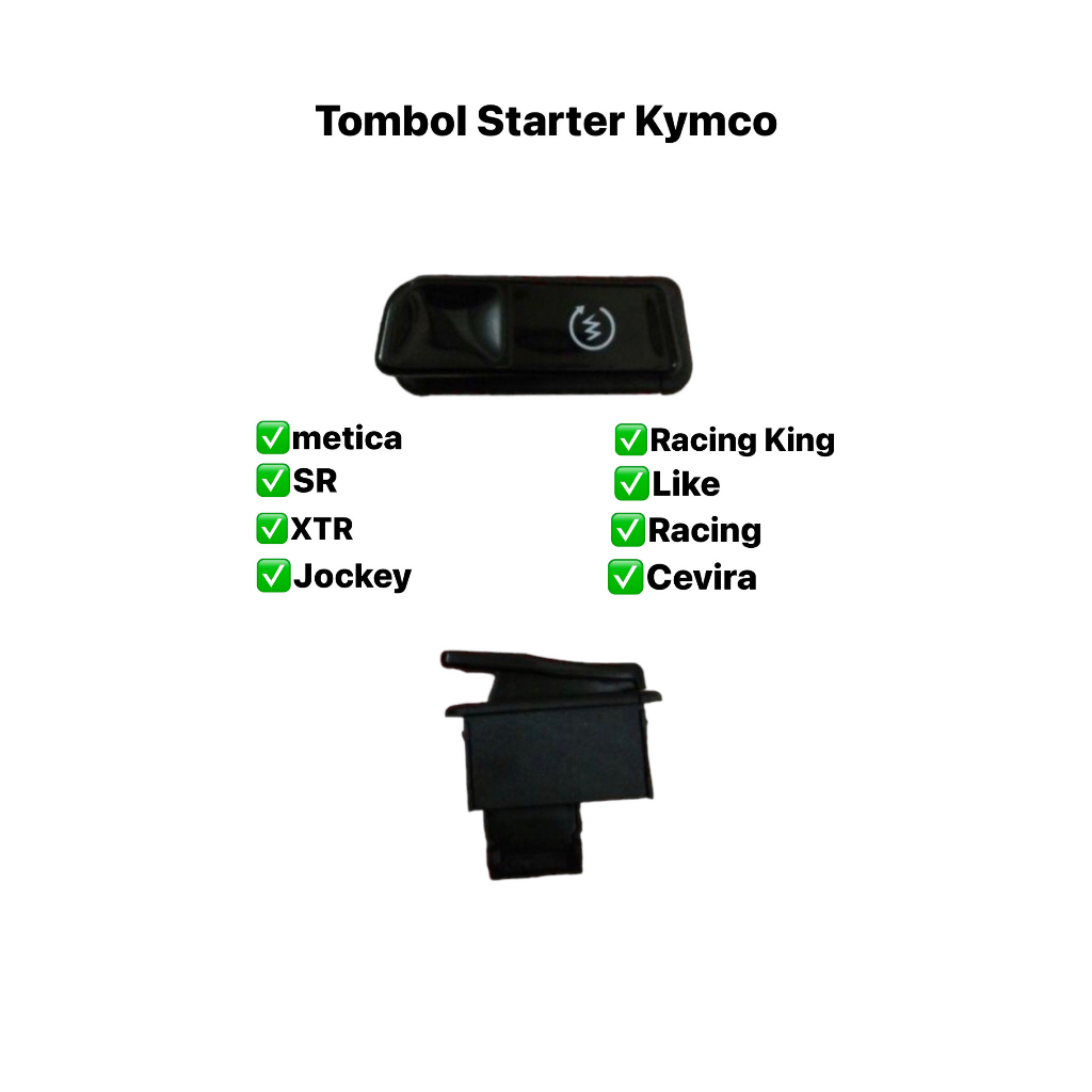 Tombol Stater Kymco Tombol Saklar Saklar/Knob/Switch/Tombol Starter Kymco KDU Trend SR Metica