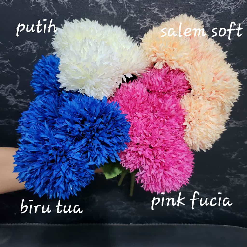 Bunga Dandelion Jumbo Premium Artificial bunga hias