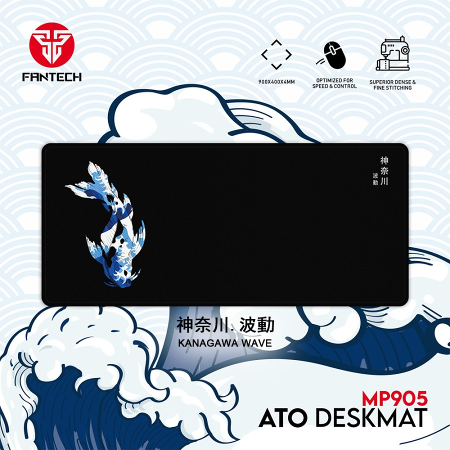 Mousepad Fantech ATO Deskmat KANAGAWA WAVE 神奈川.波動 MP905 XL