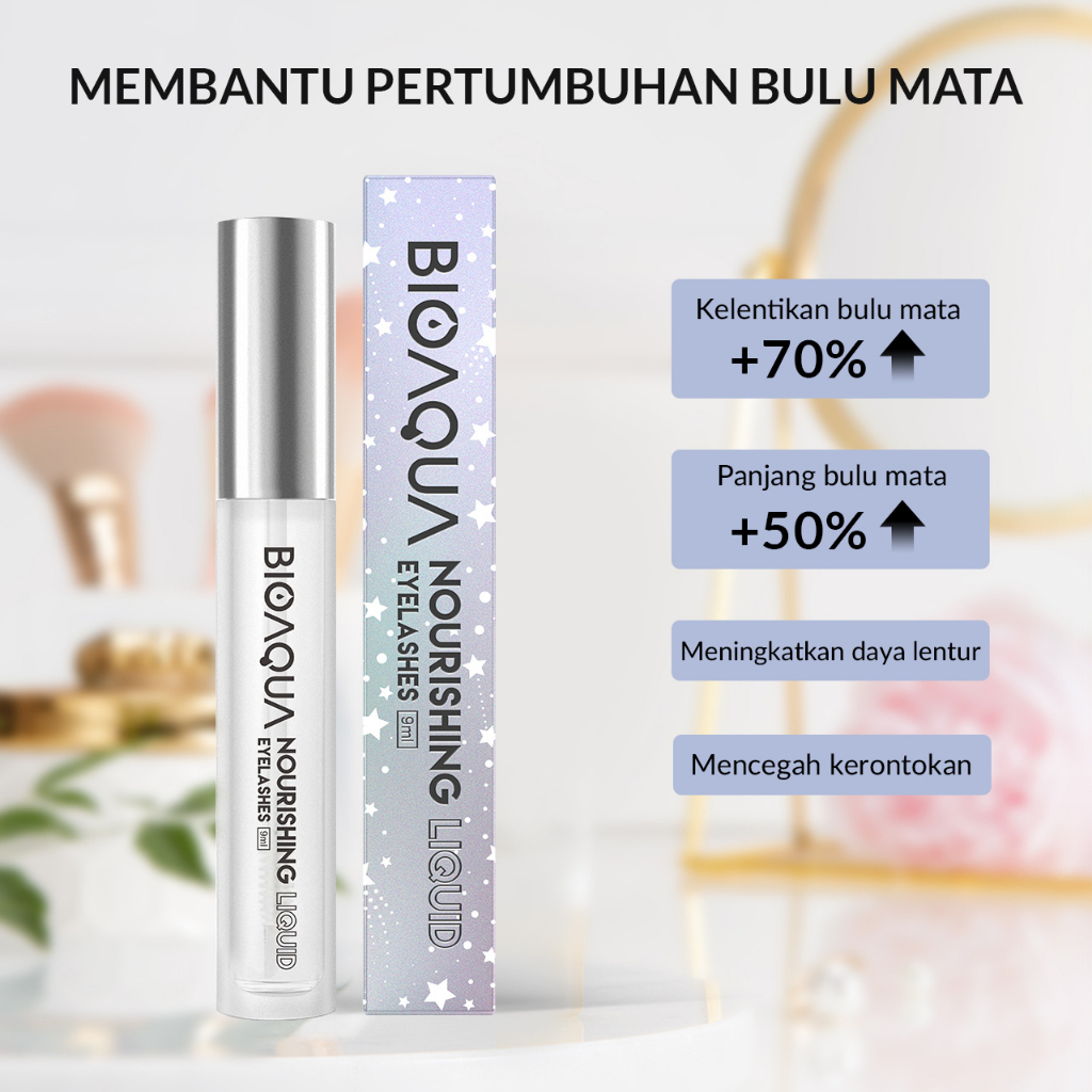 ✨ AKU MURAH ✨Bioaqua Nourishing Liquid Eyelash 9ml / Serum Bulu Mata