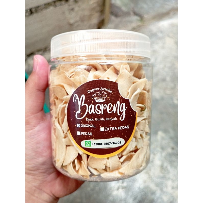 

Basreng gurih dan renyah 500ml