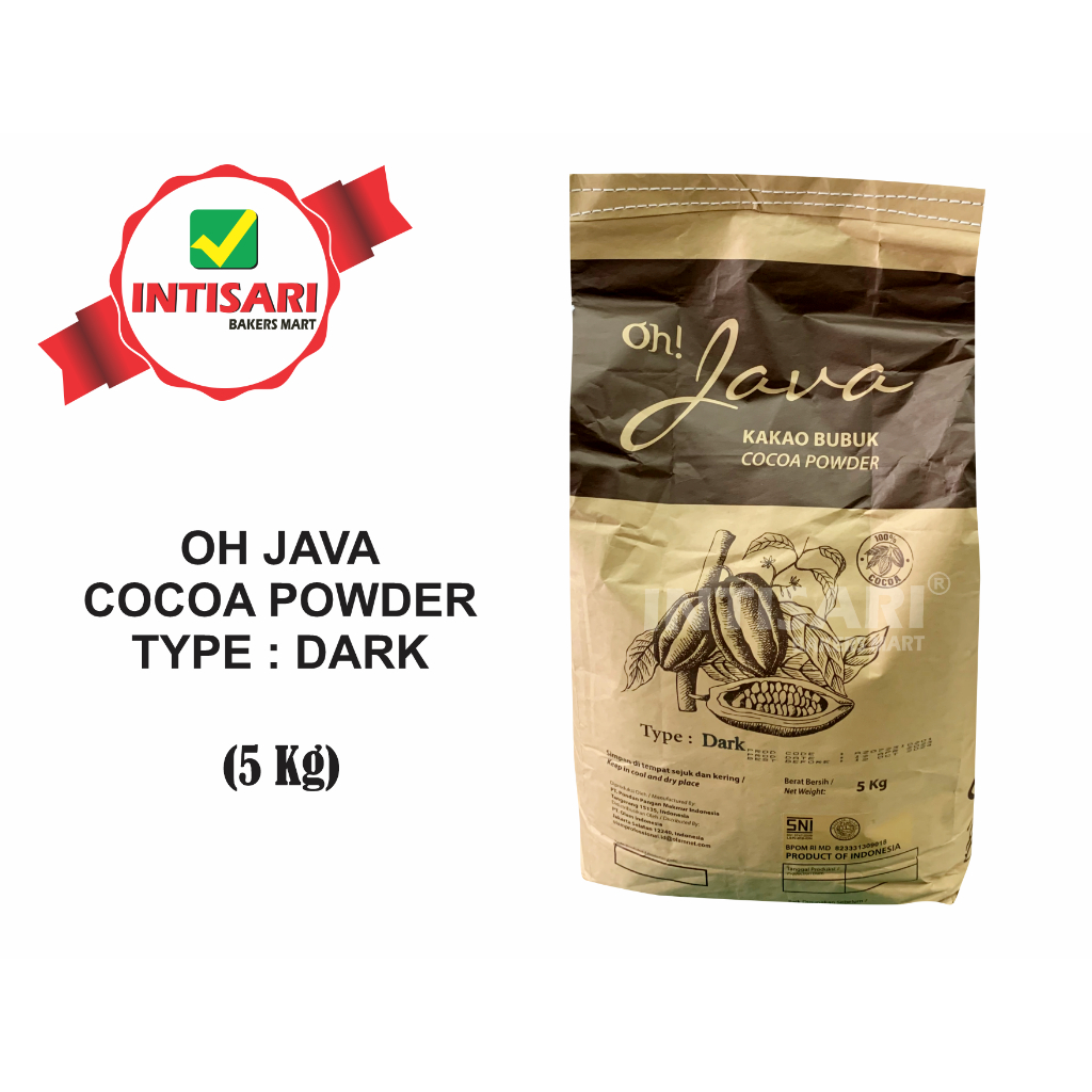 

OH JAVA COCOA POWDER TYPE : DARK 5 KG