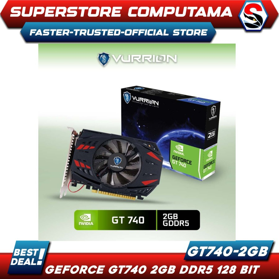 VGA NVIDIA VURRION GT 740 / GT740 2GB DDR5 128-BIT