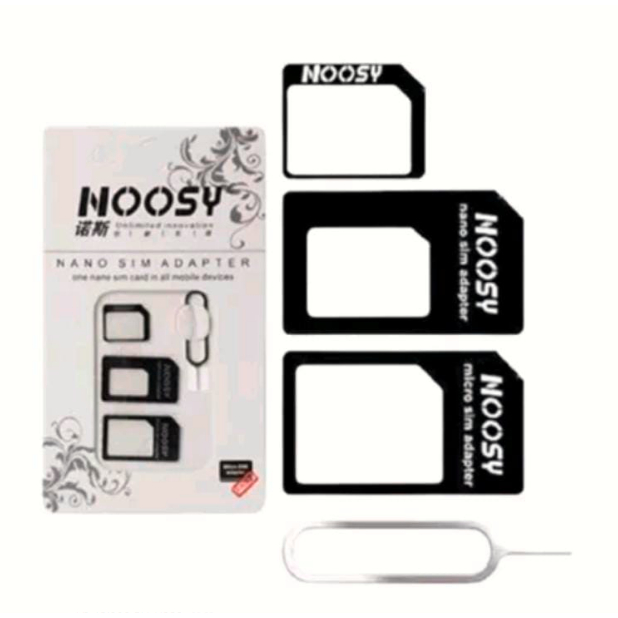 DHIO - Adapter Sim Card Noosy / Adapter Kartu Sim Nano Micro / Adapter 3 in 1 + Pin